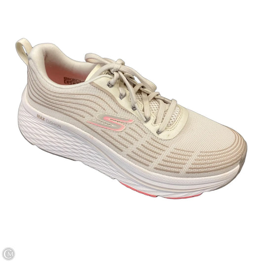 Shoes Sneakers By Skechers In Cream, Size: 8