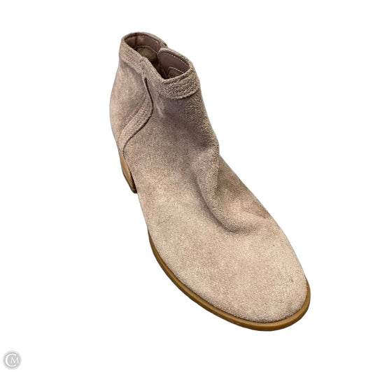 Boots Ankle Heels By Koolaburra By Ugg In Taupe, Size: 9