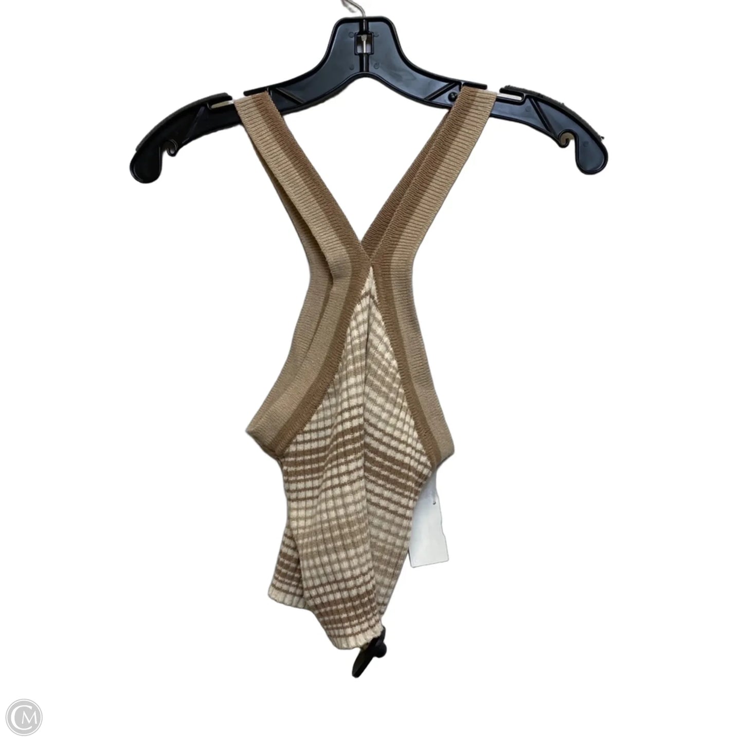 Skirt Set 2pc By Jessica Simpson In Tan & White, Size: L