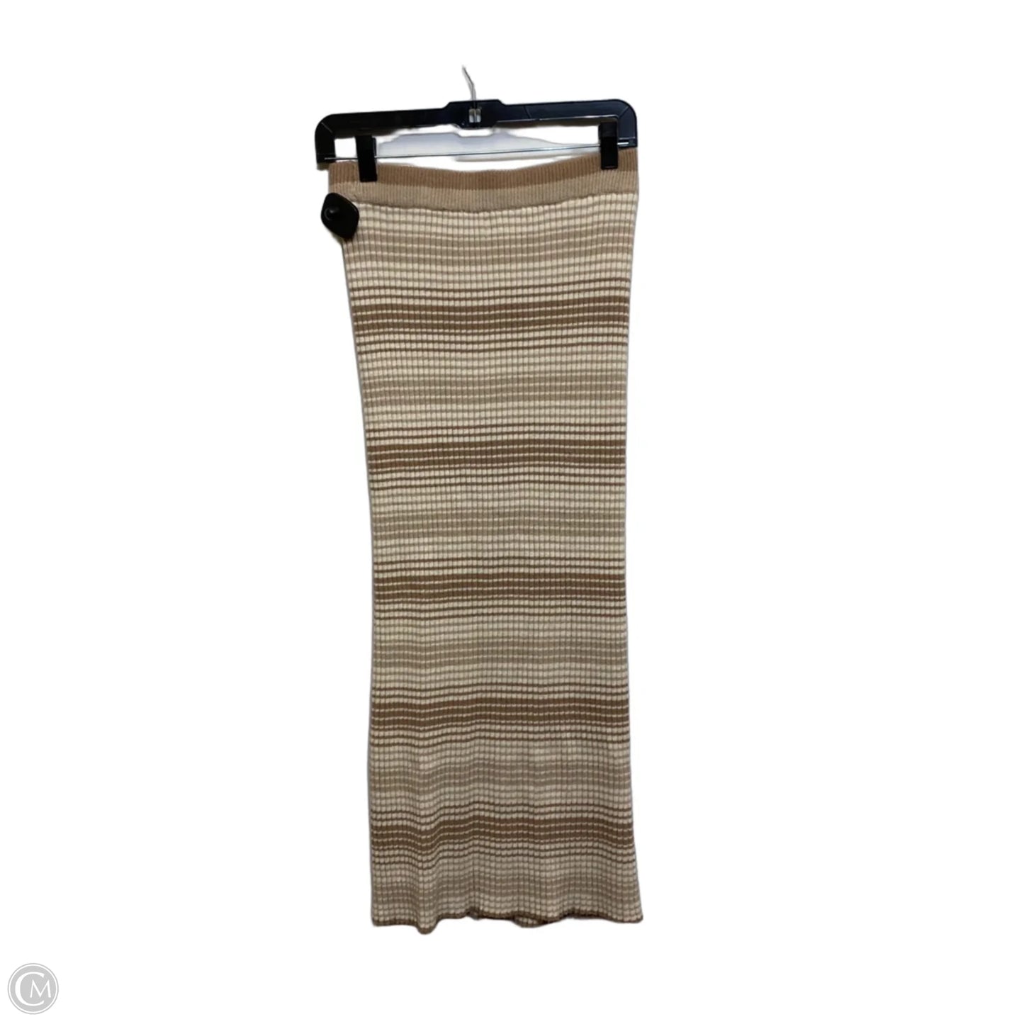 Skirt Set 2pc By Jessica Simpson In Tan & White, Size: L
