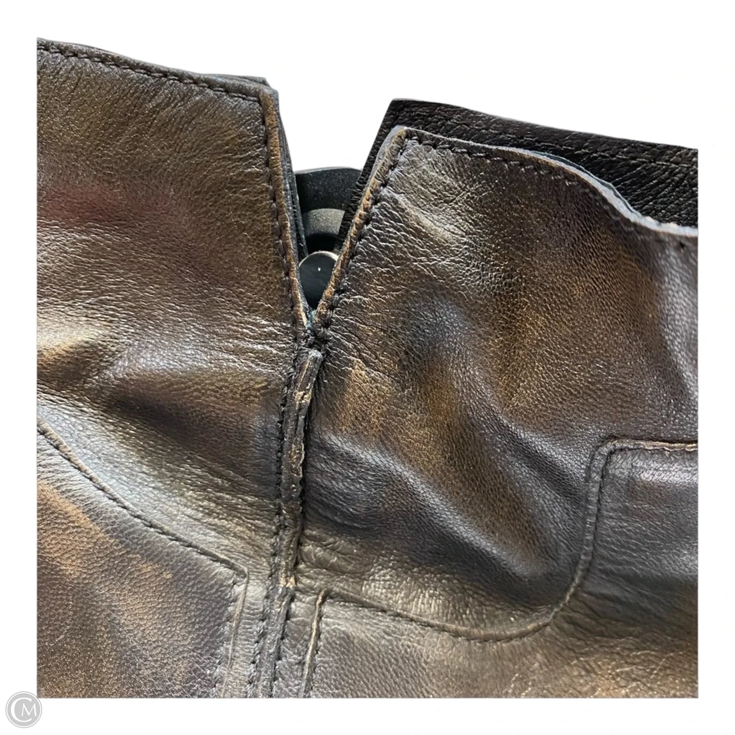 Boots Designer By Frye In Brown, Size: 9.5