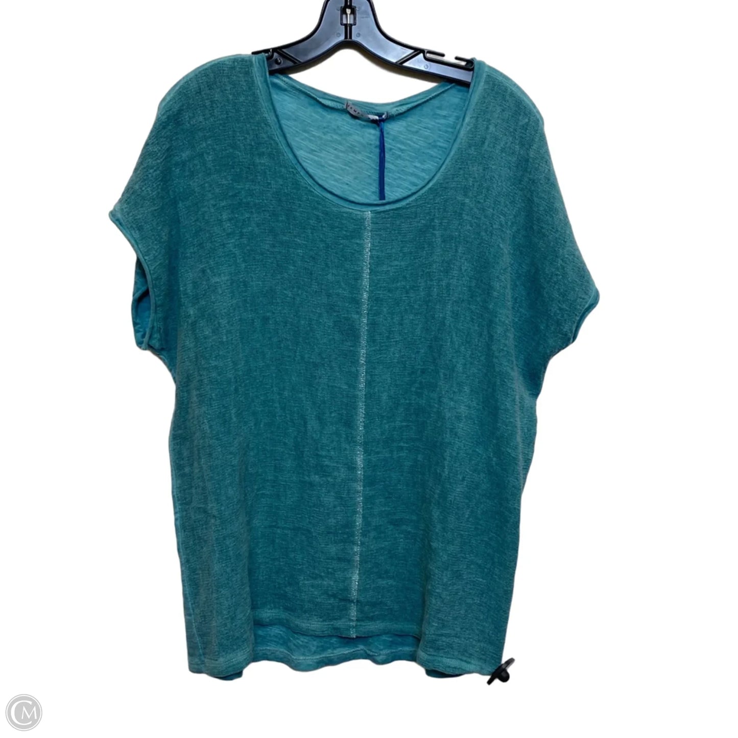 Top Short Sleeve By Tempo Paris In Green, Size: S