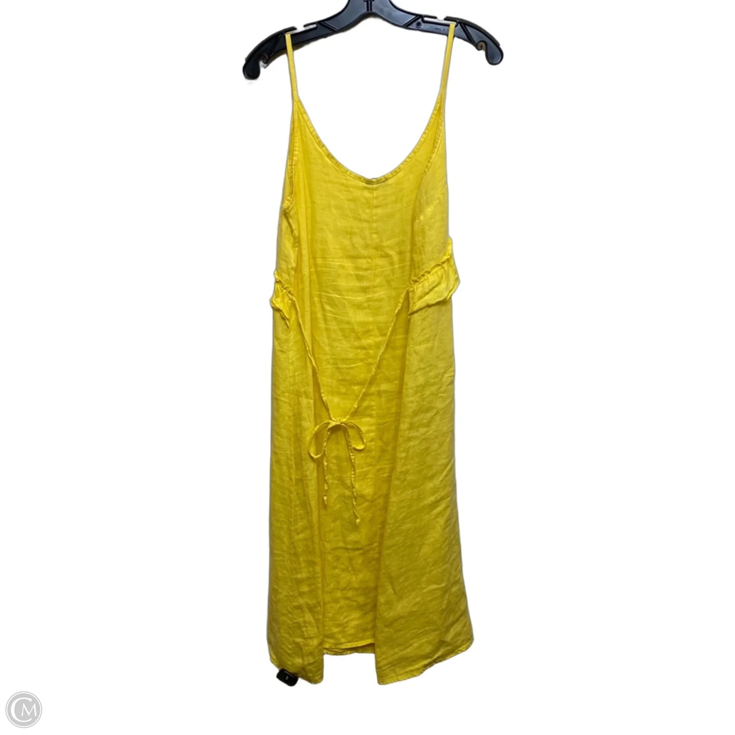 Dress Casual Midi By Clothes Mentor In Yellow, Size: M
