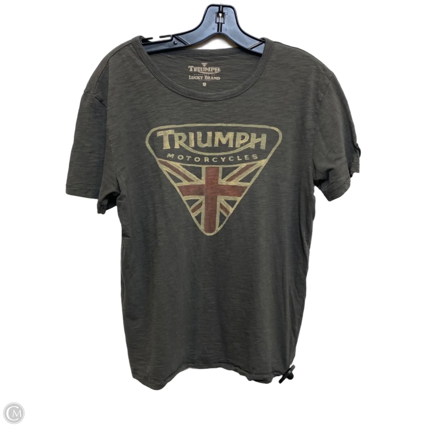 Top Short Sleeve Basic By Triumph In Grey, Size: S