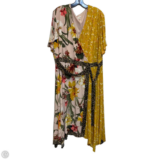 Dress Casual Maxi By Cato In Multi-colored, Size: 4x