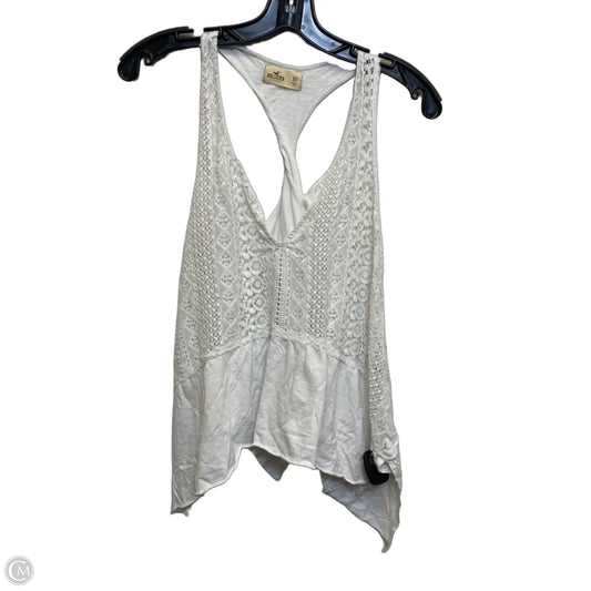 Top Sleeveless By Hollister In White, Size: Xs
