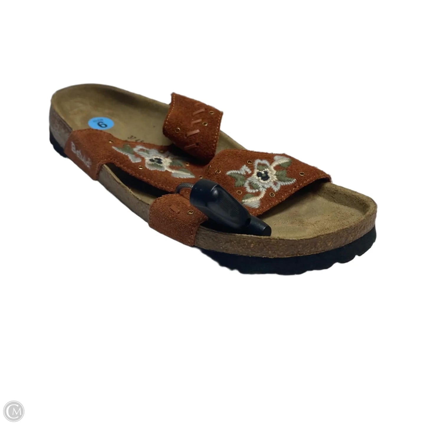 Sandals Flats By Birkenstock In Brown, Size: 6
