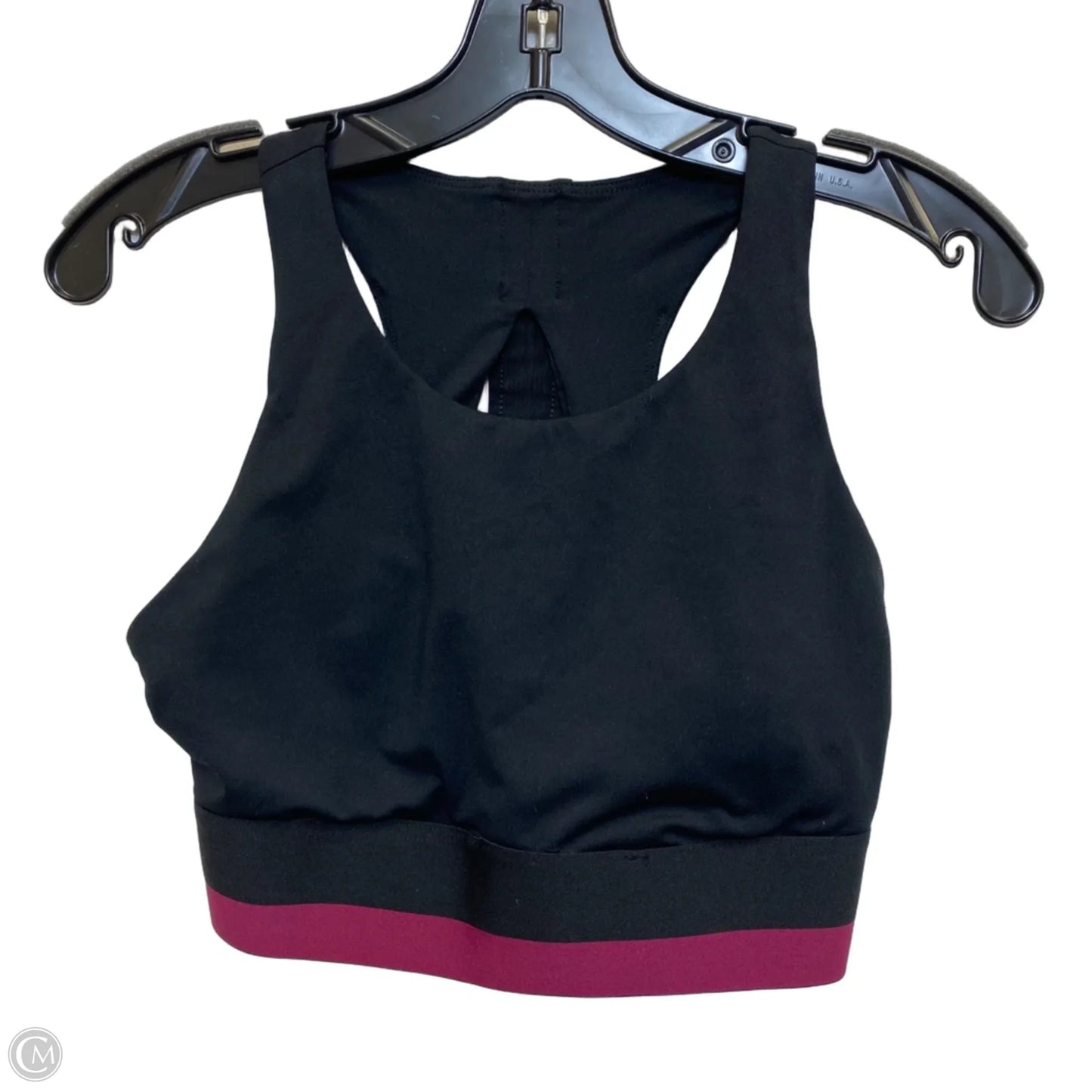 Athletic Bra By Fabletics In Black, Size: S