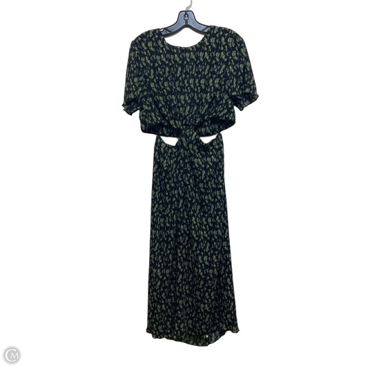 Dress Casual Maxi By Who What Wear In Black & Green, Size: Xl