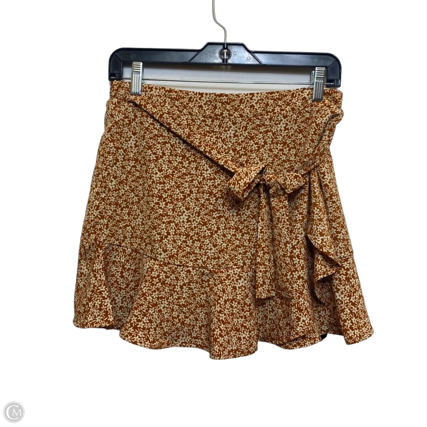 Skirt Mini & Short By Altard State In Brown & Cream, Size: M