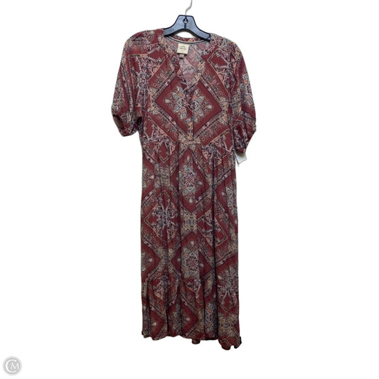 Dress Casual Maxi By Knox Rose In Pink, Size: S