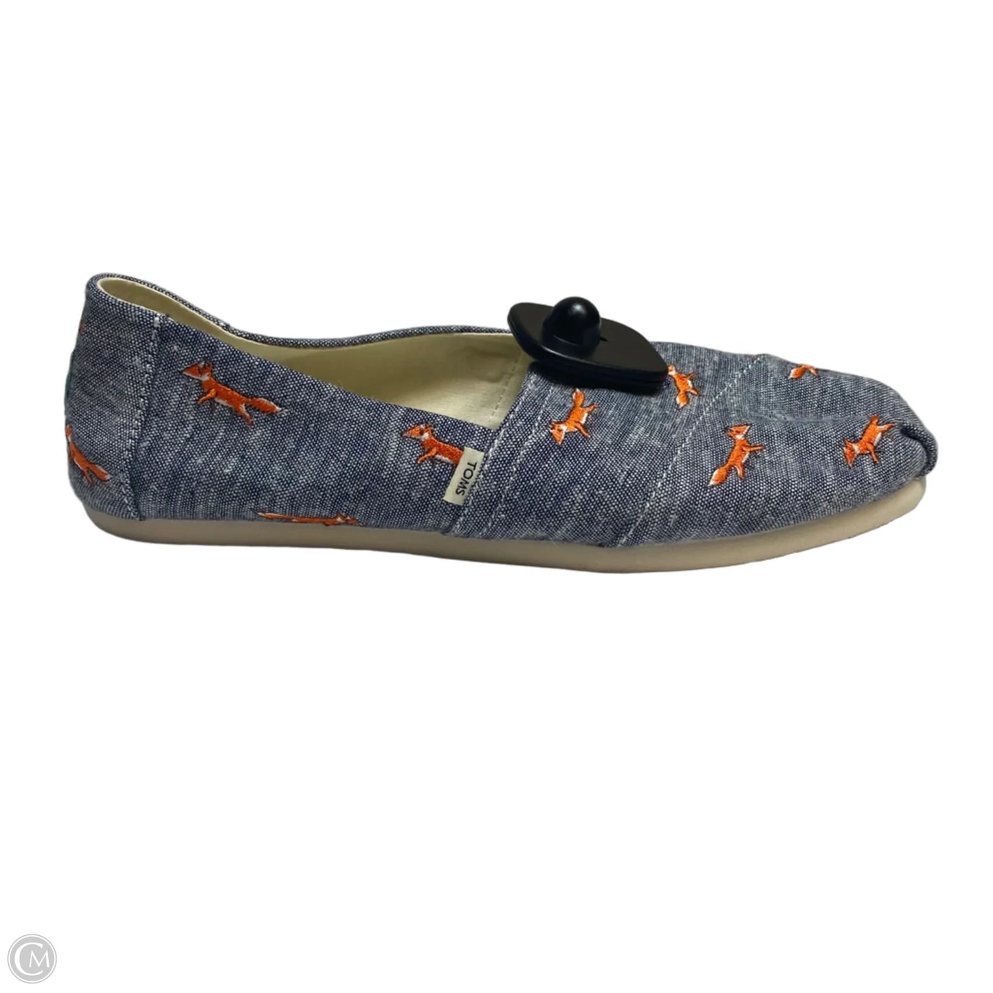 Shoes Sneakers By Toms In Blue & Orange, Size: 7.5