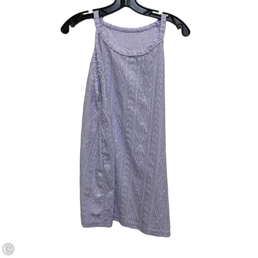 Top Sleeveless Basic By Shein In Purple, Size: 4x