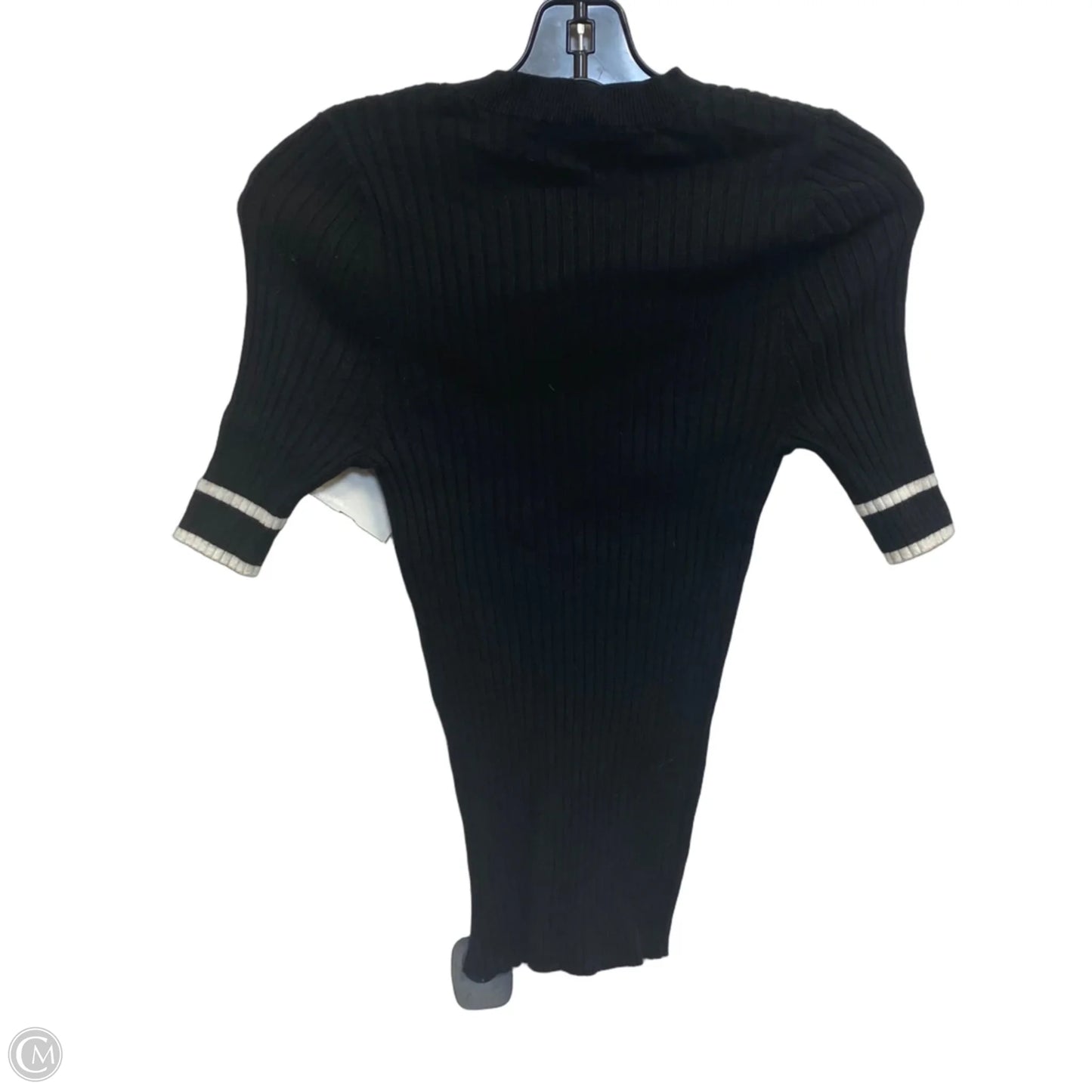 Top Short Sleeve By Nine West In Black, Size: S