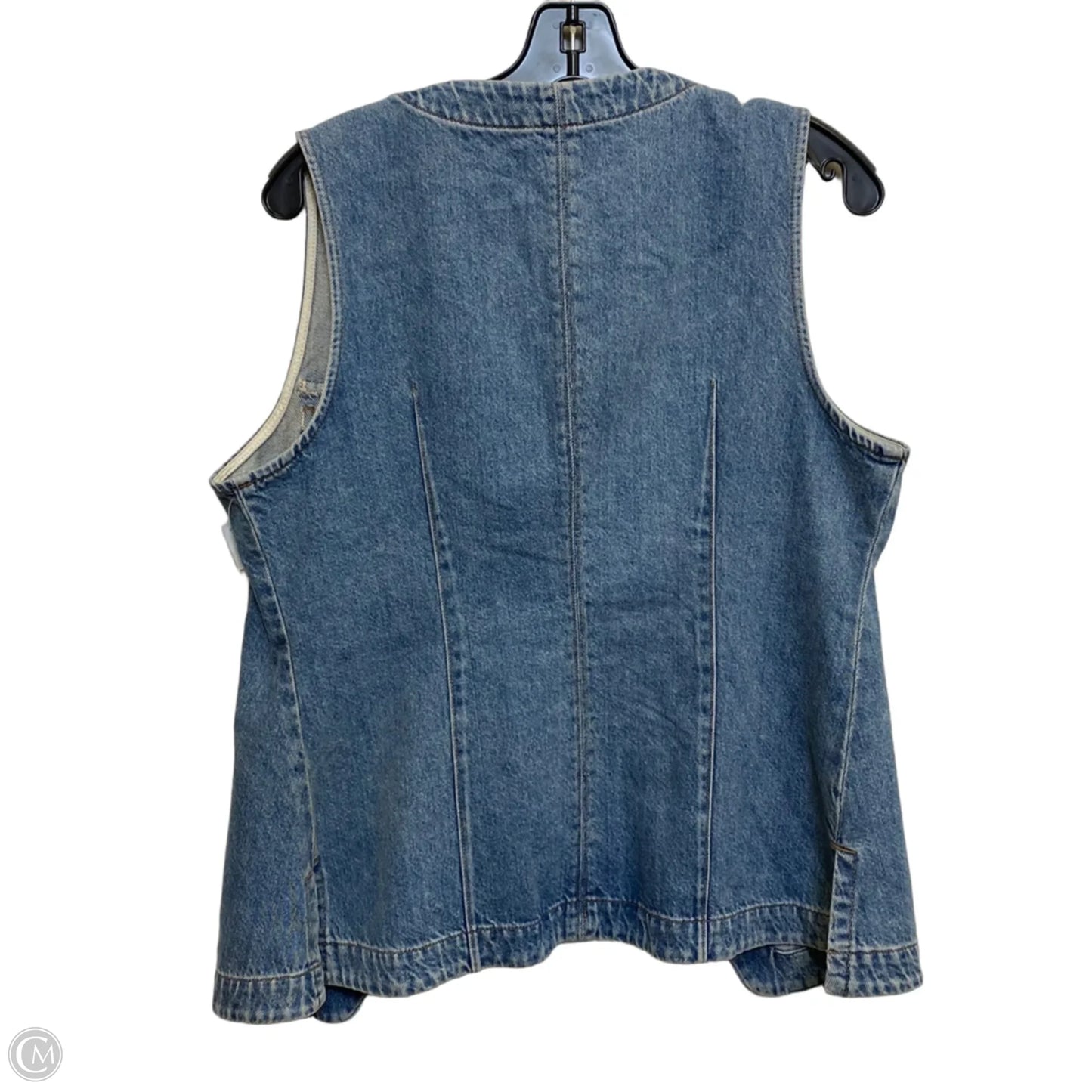Vest Other By Madewell In Blue Denim, Size: M