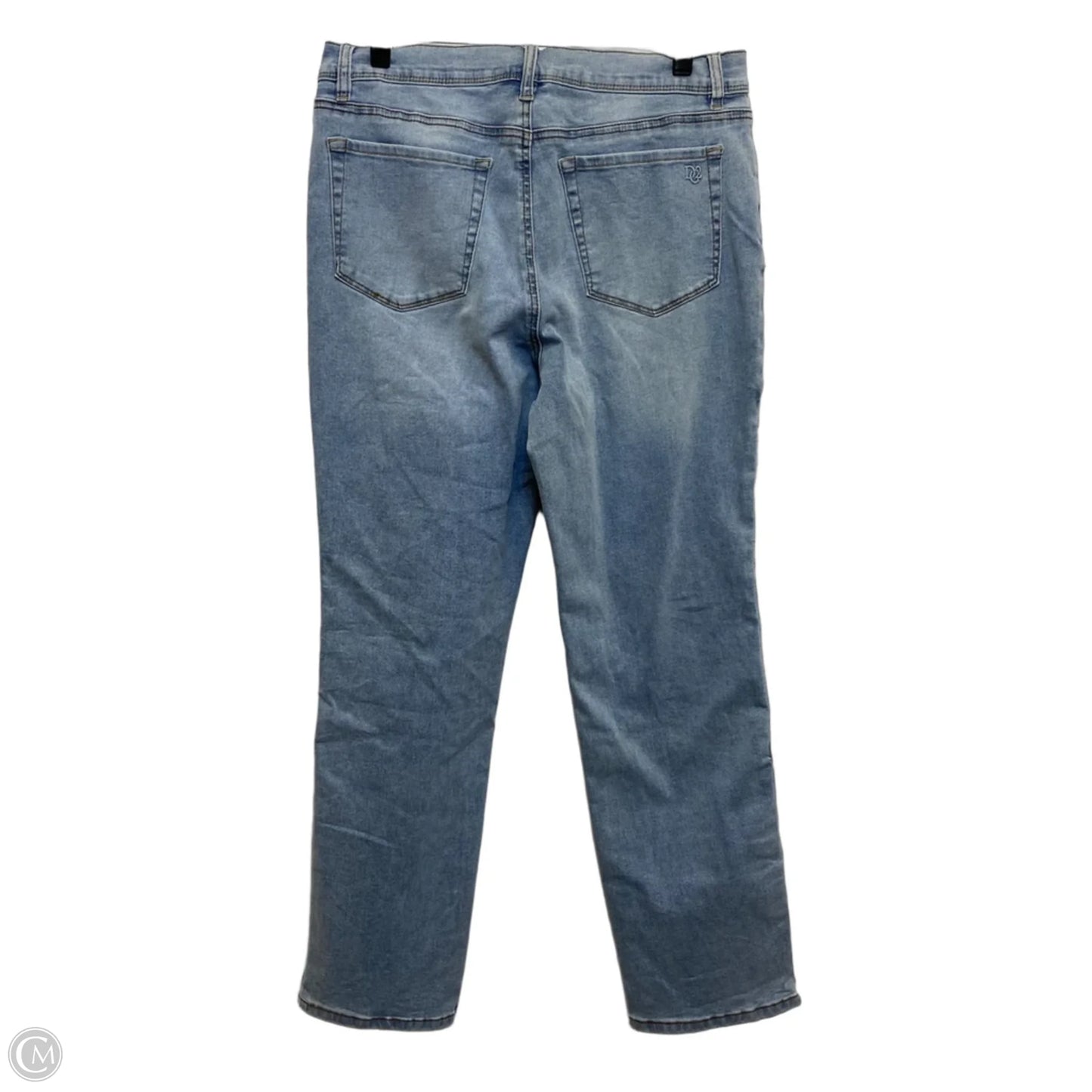 Jeans Straight By Dg2 In Blue Denim, Size: 10