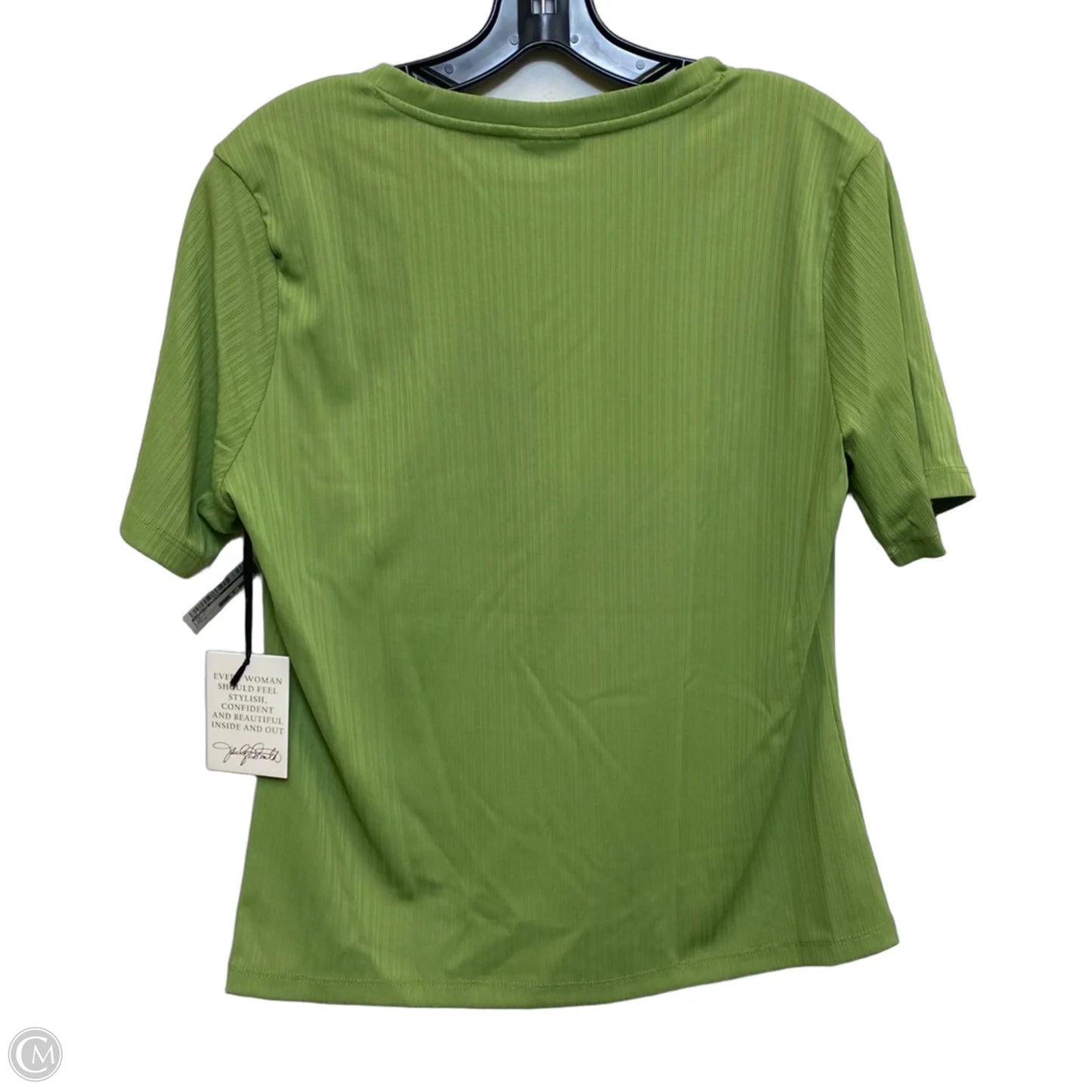 Top Short Sleeve By Jaclyn Smith In Green, Size: M