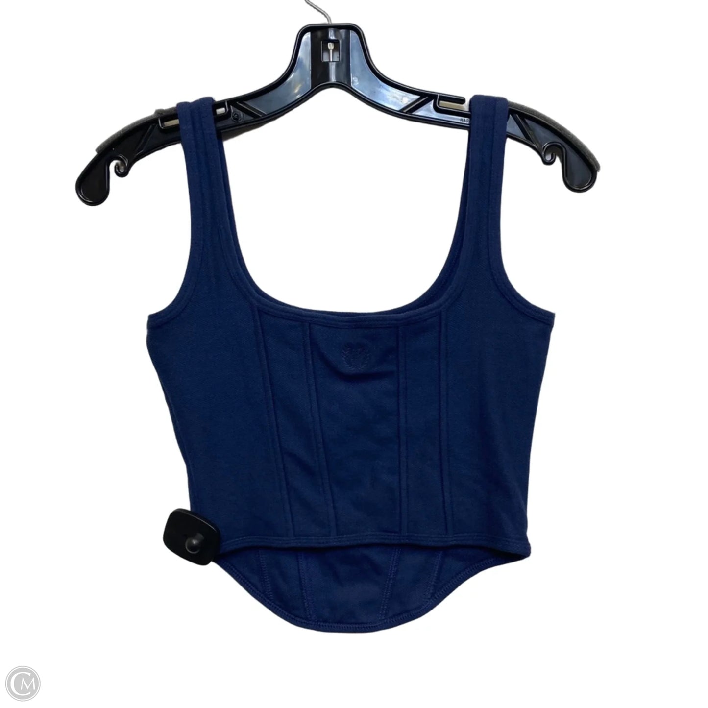 Top Sleeveless By Pink In Blue, Size: S