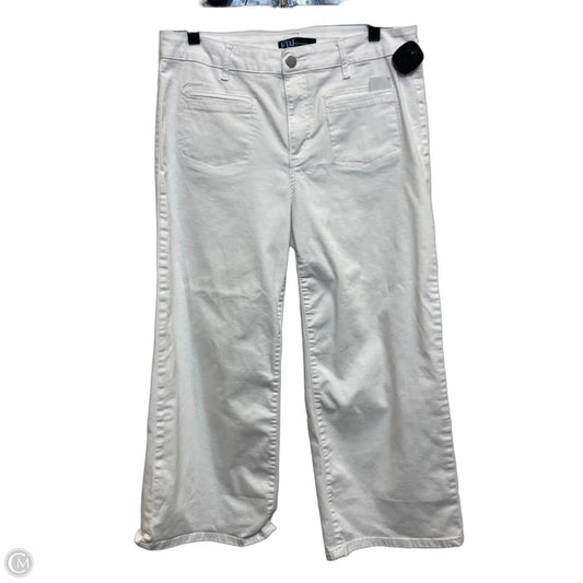 Jeans Straight By French Dressing In White Denim, Size: 12