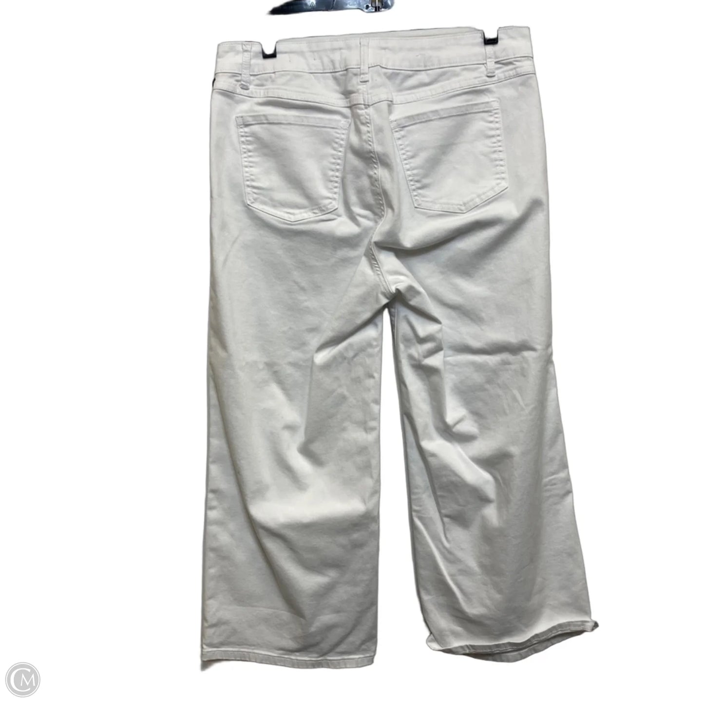 Jeans Straight By French Dressing In White Denim, Size: 12