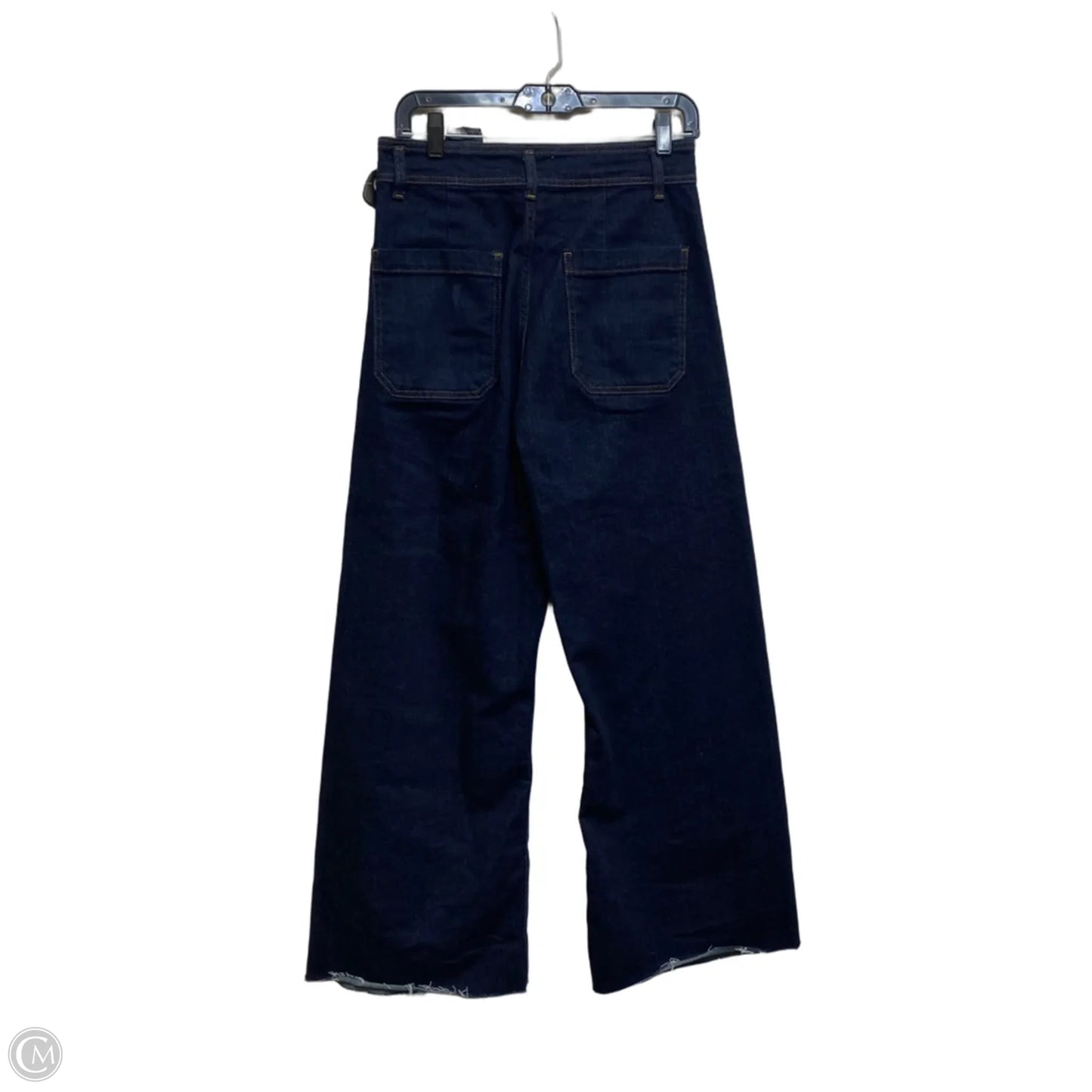 Jeans Wide Leg By Zara In Blue Denim, Size: 8