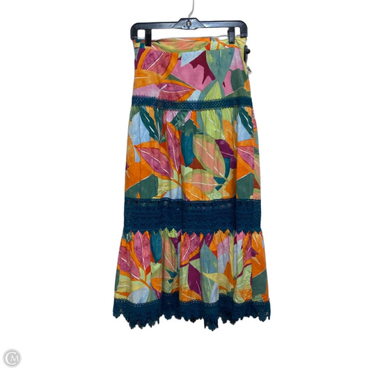 Skirt Maxi By Time And Tru In Multi-colored, Size: L