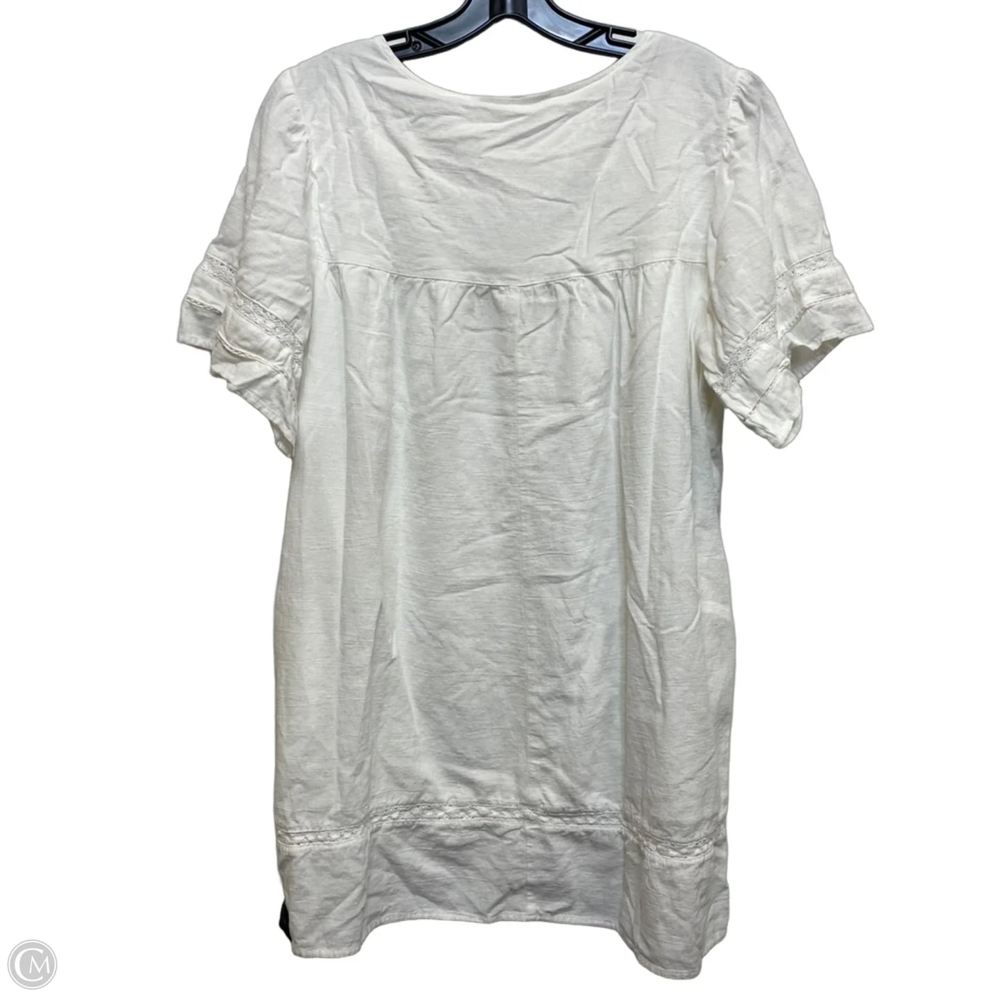 Dress Casual Short By Ellison In White, Size: L
