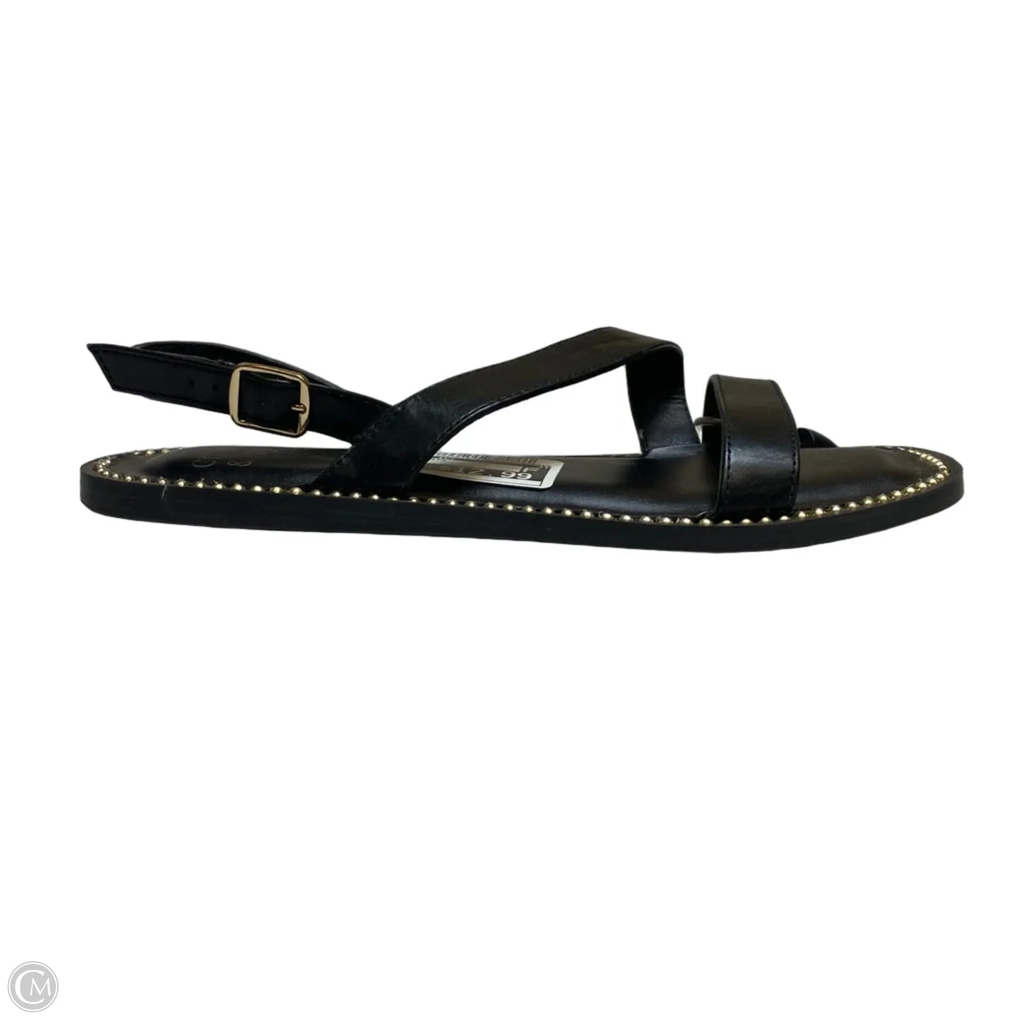 Sandals Flats By Crown And Ivy In Black, Size: 7.5