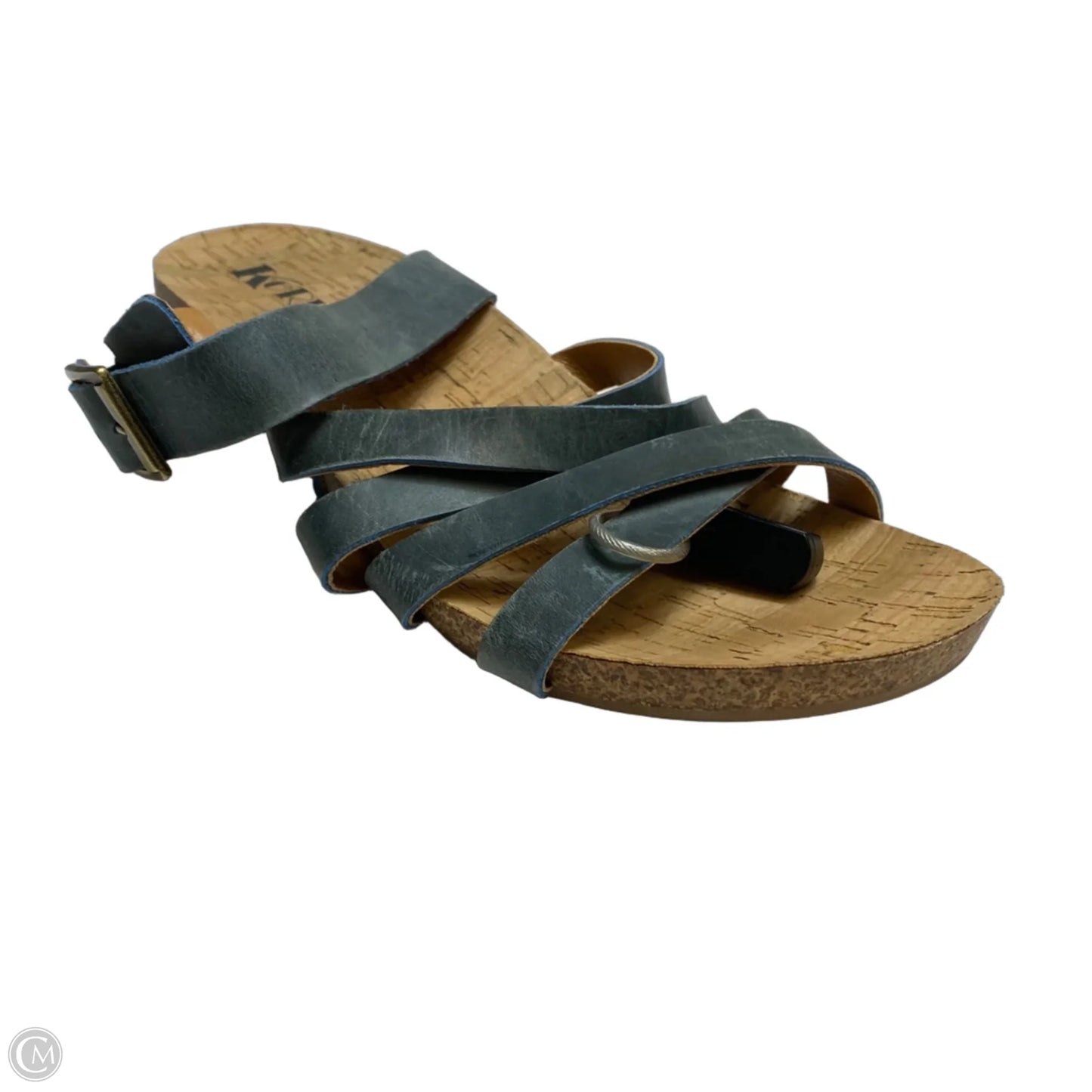 Sandals Flats By Korks In Blue, Size: 10