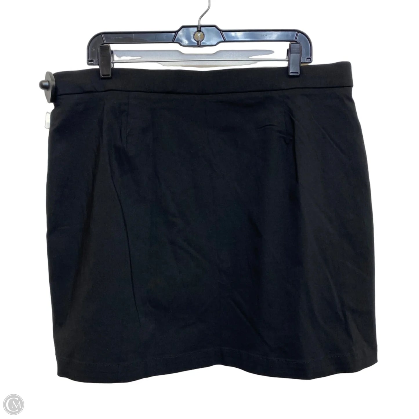 Skort By Rafaella In Black, Size: Xxl