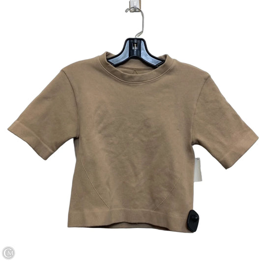 Top Short Sleeve By Everlane In Brown, Size: M