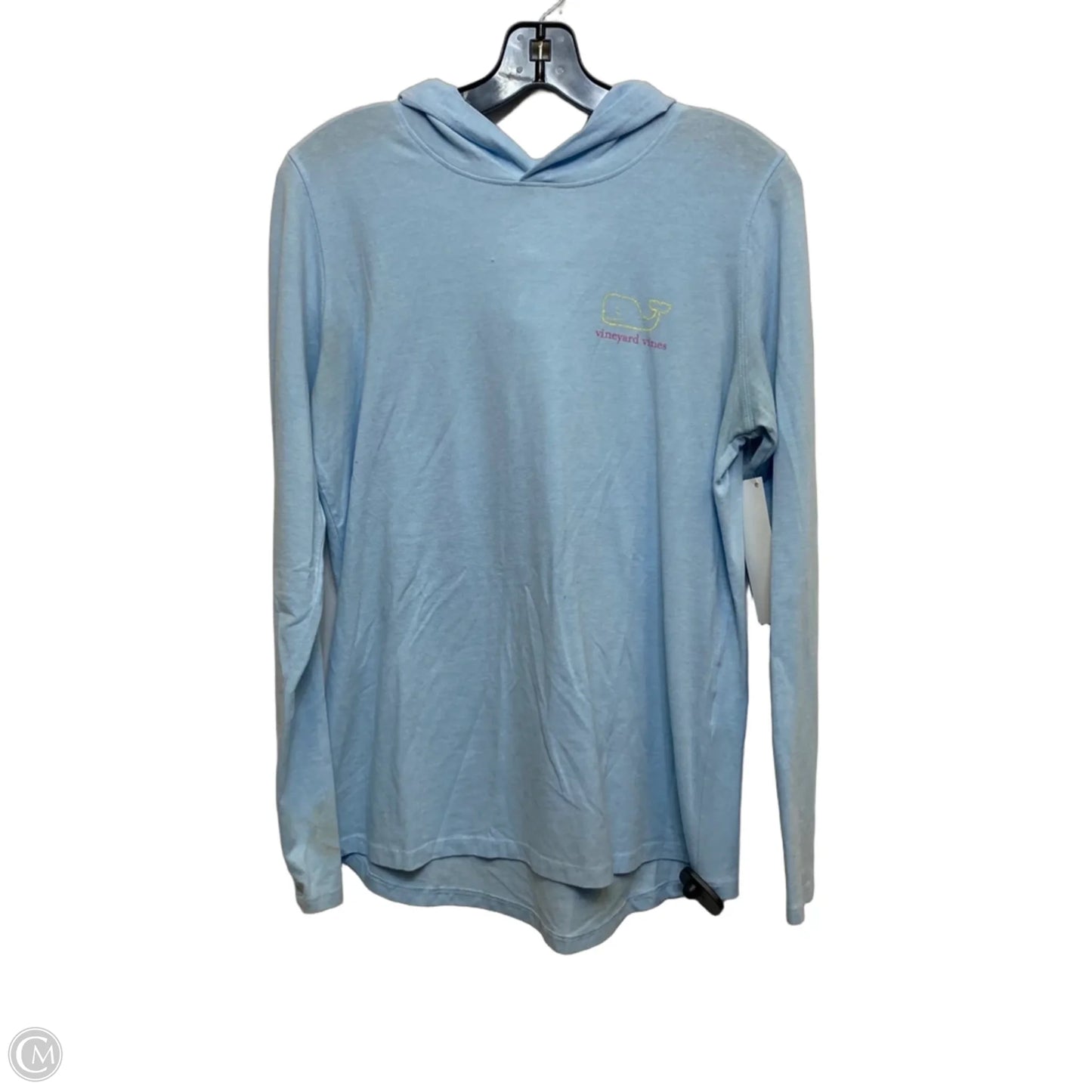 Top Long Sleeve Designer By Vineyard Vines In Blue, Size: S