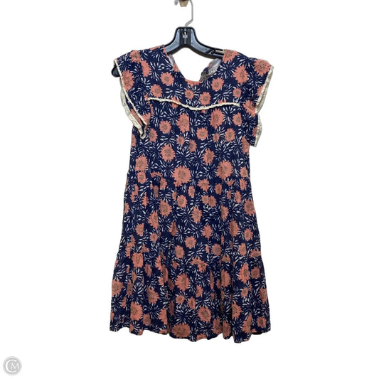 Dress Casual Short By Thml In Blue & Pink, Size: Xs