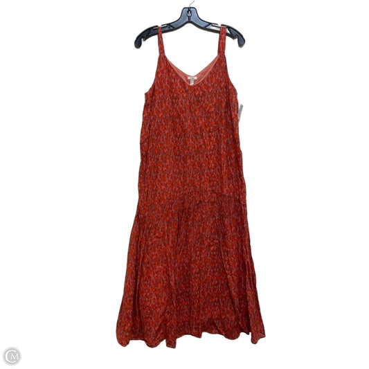 Dress Casual Maxi By Joie In Pink & Red, Size: S