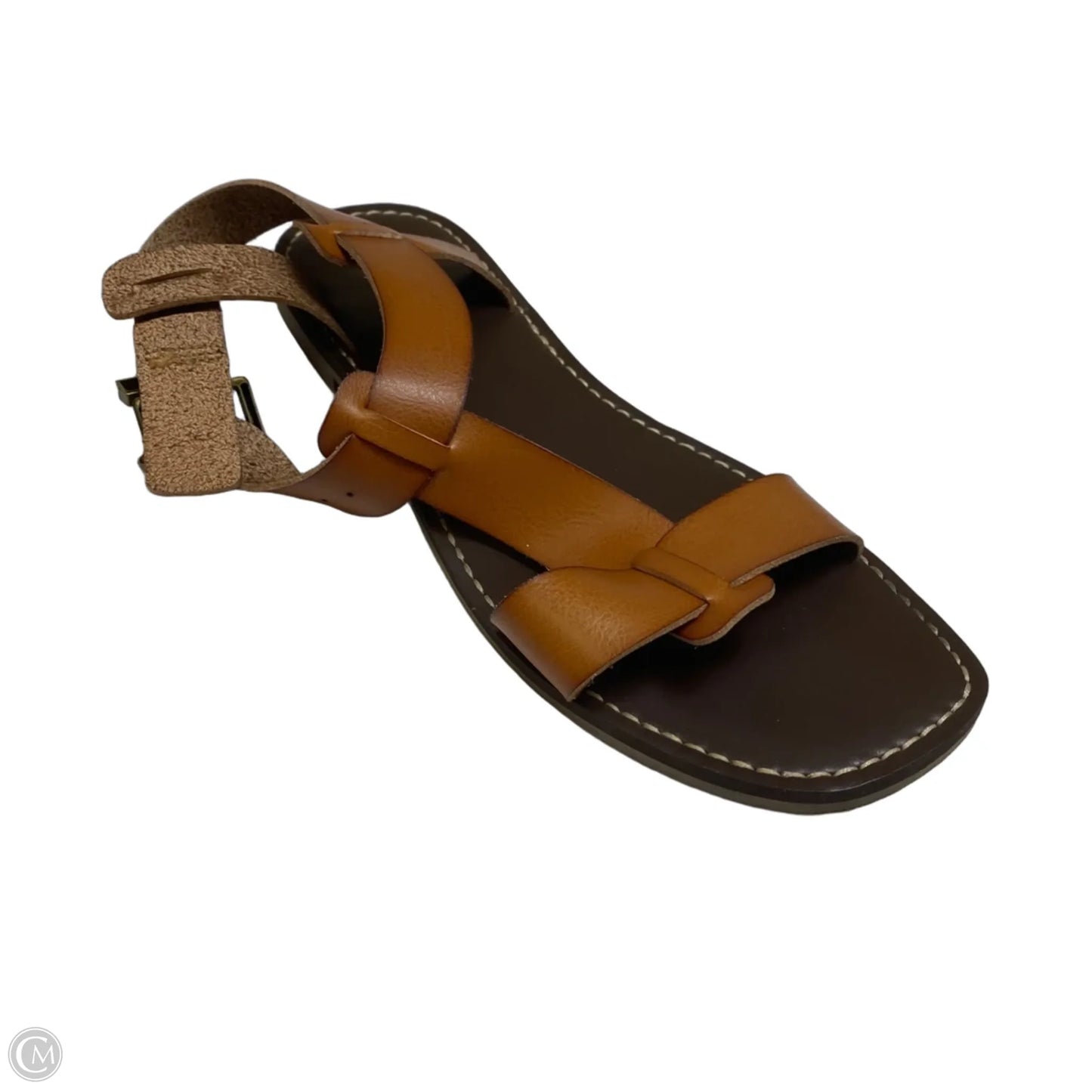 Sandals Flats By Time And Tru In Brown, Size: 11