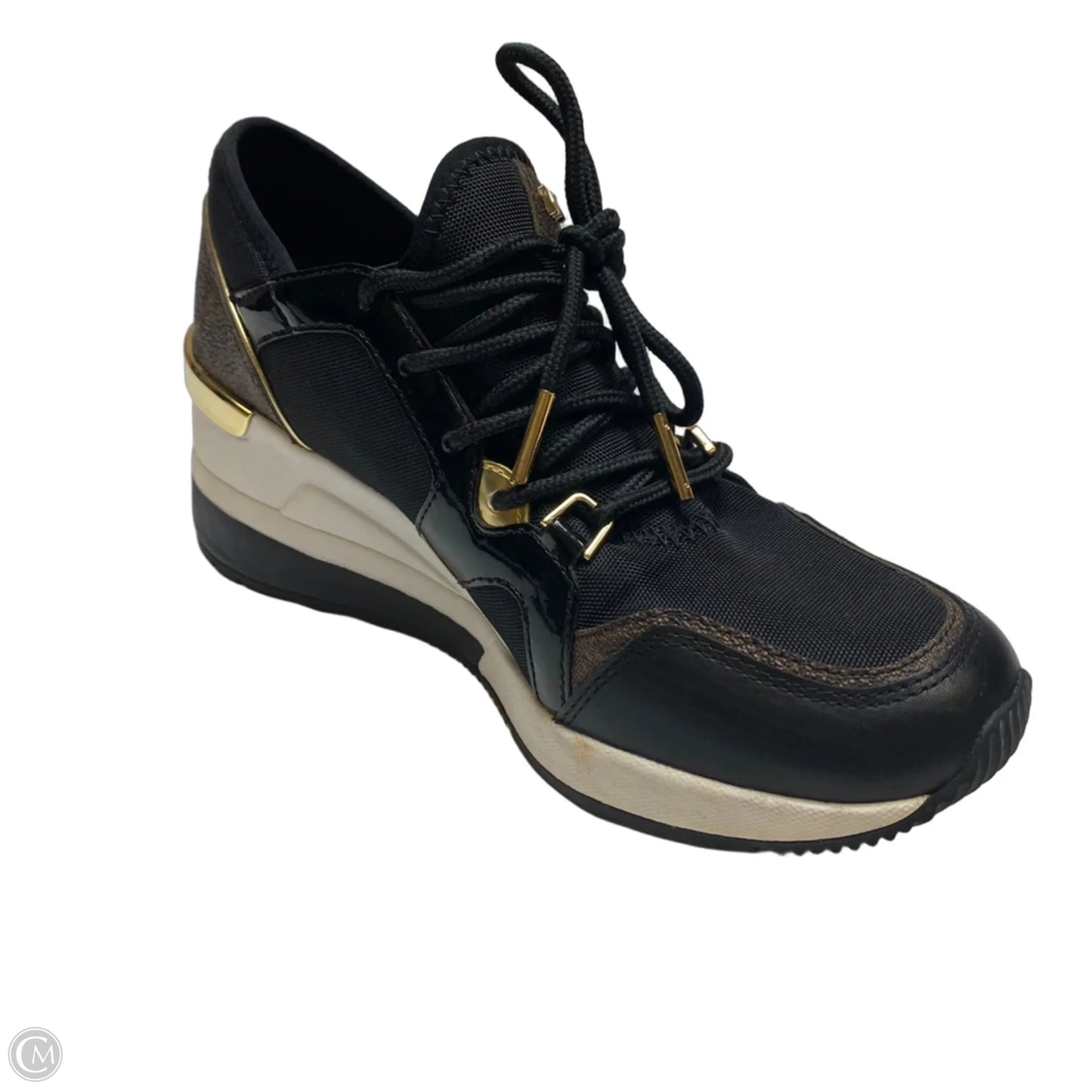 Shoes Sneakers By Michael By Michael Kors In Black & Brown, Size: 6