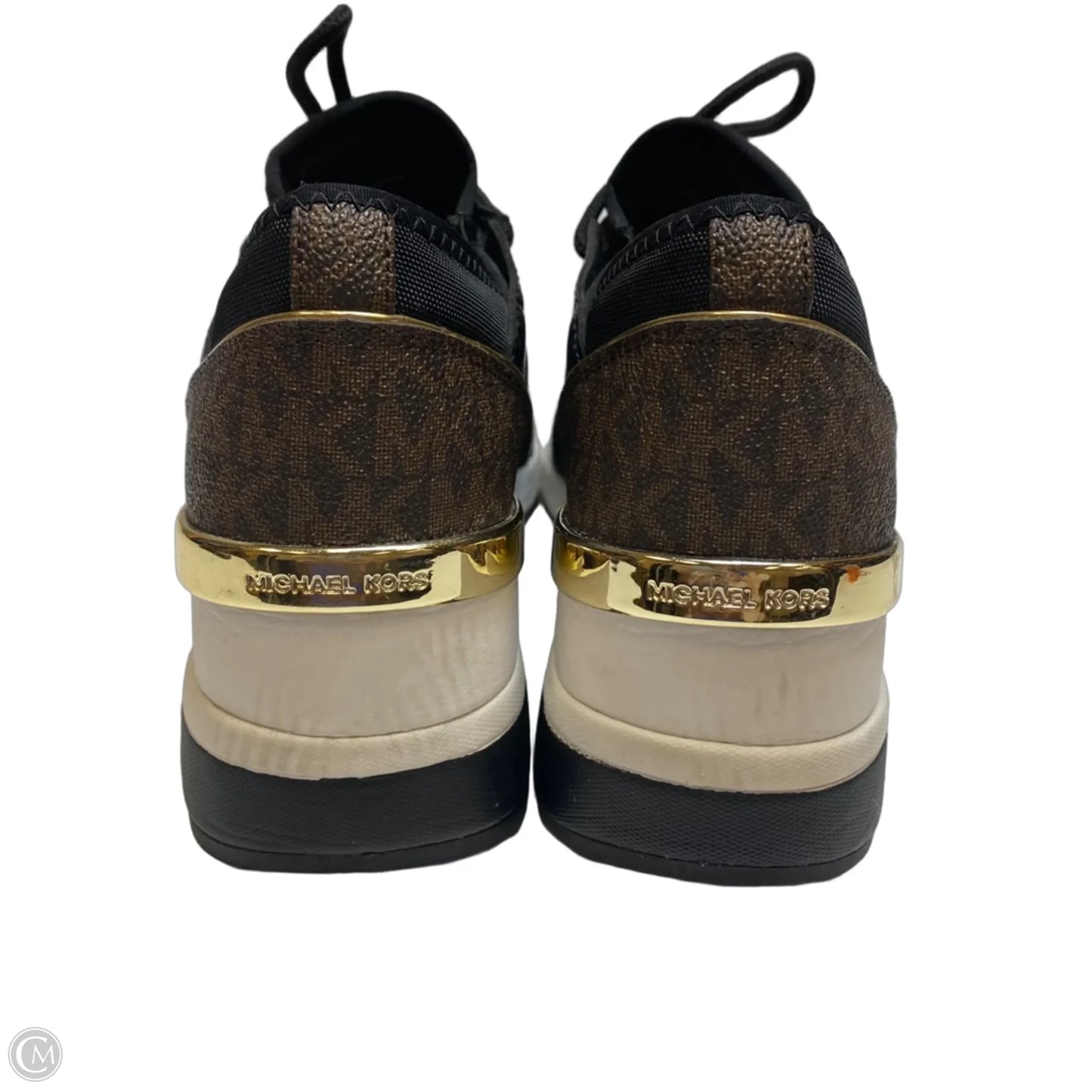 Shoes Sneakers By Michael By Michael Kors In Black & Brown, Size: 6