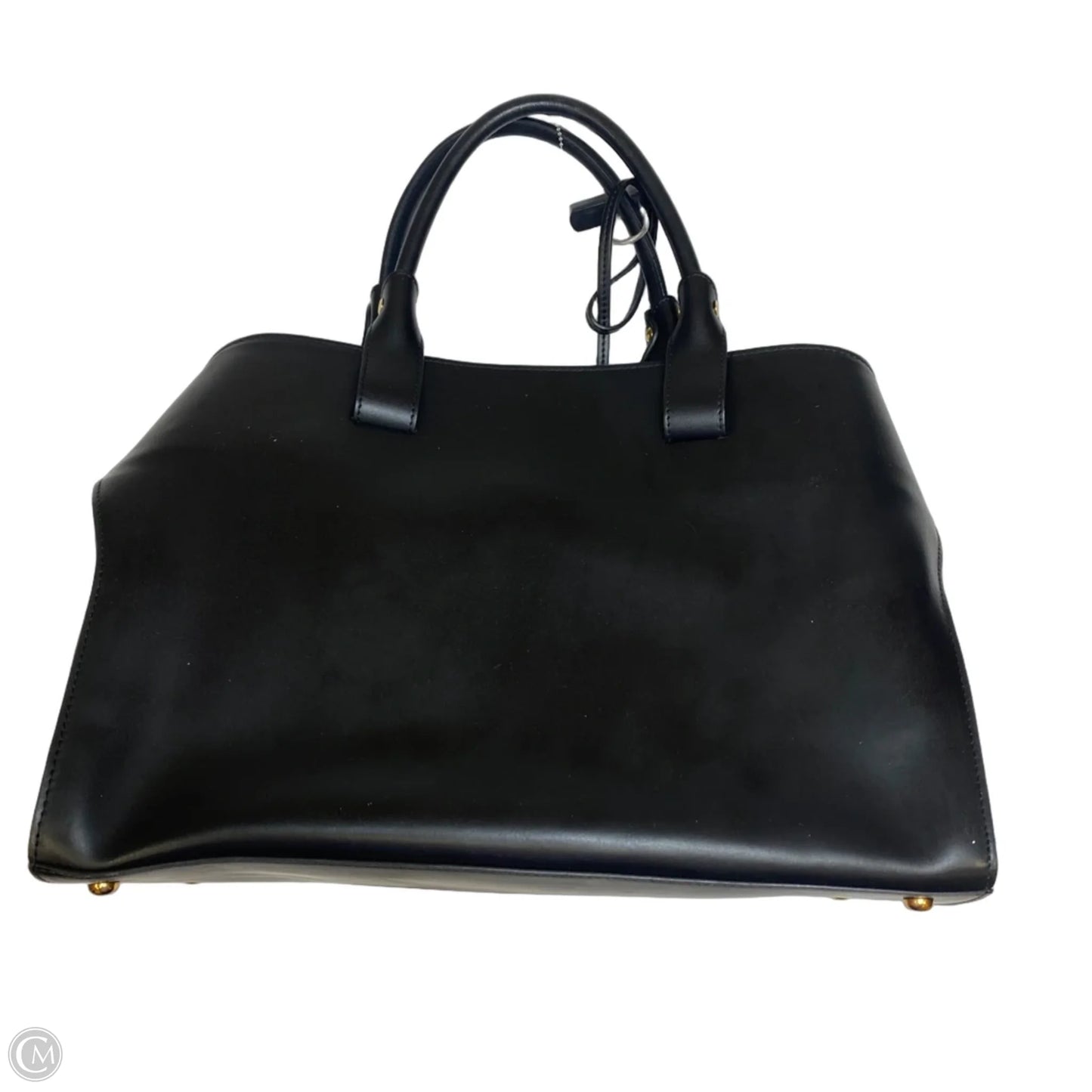 Handbag Leather By Vittoria Napoli, Size: Large