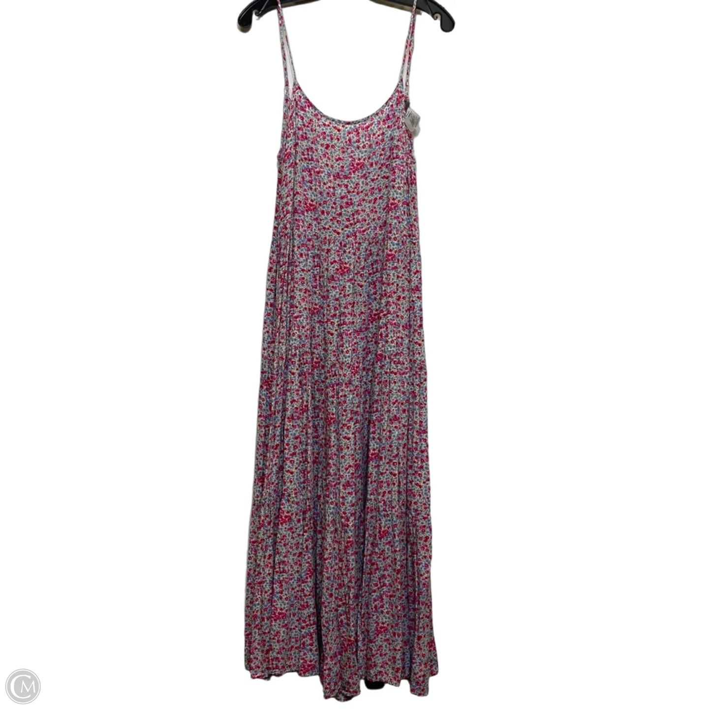 Dress Casual Maxi By Sans Souci In Blue & Pink, Size: M