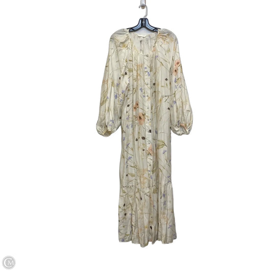 Dress Casual Maxi By H&m In Cream, Size: Xxl