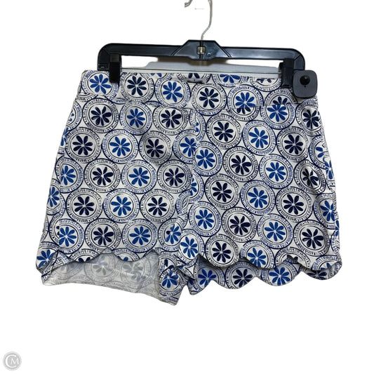 Shorts By Mudpie In Blue & White, Size: M