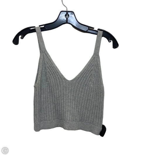 Top Sleeveless By Aerie In Grey, Size: L