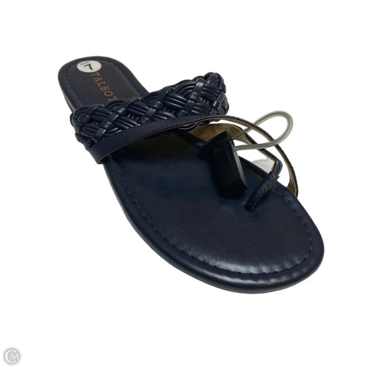 Sandals Flats By Talbots In Blue, Size: 7