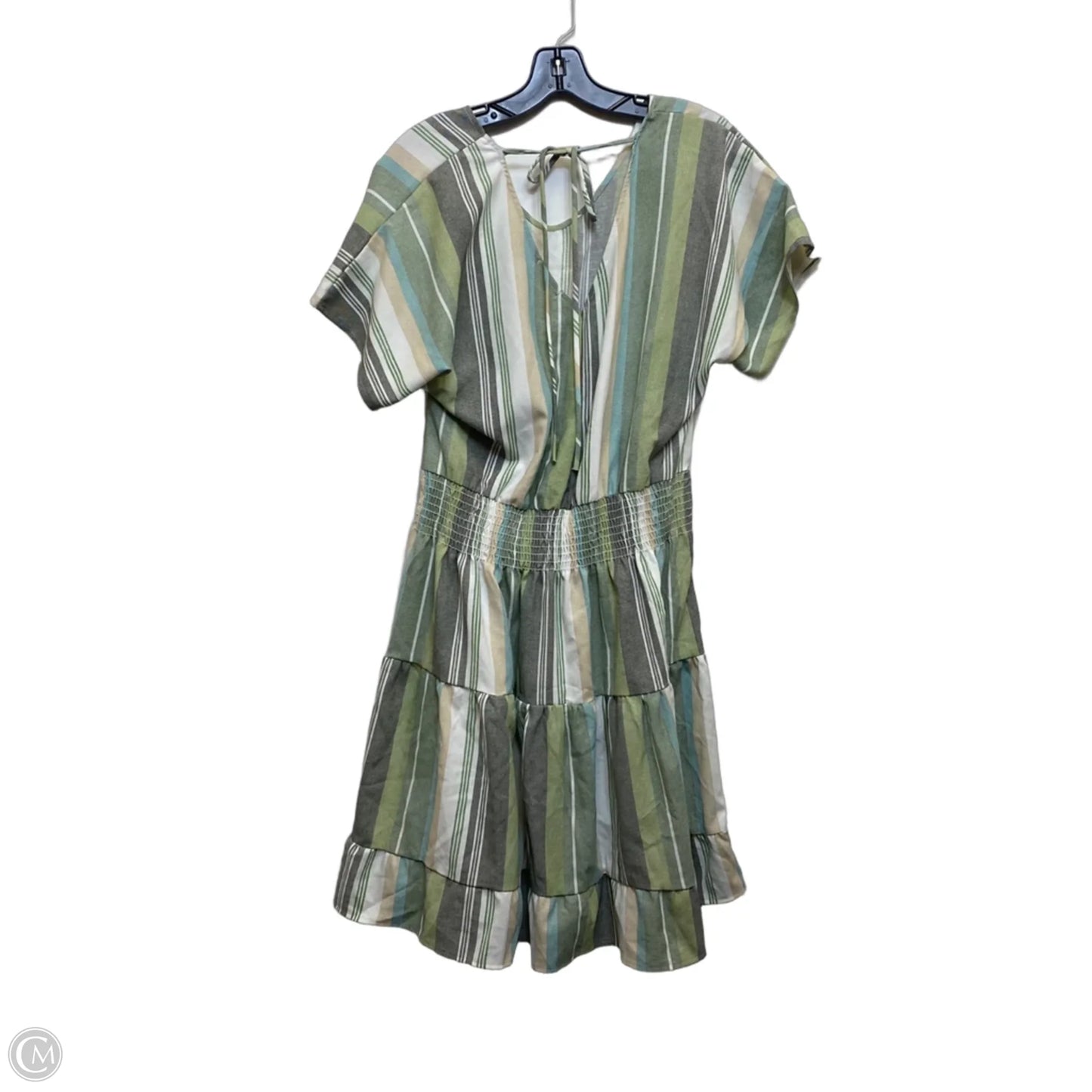 Dress Casual Short By Oddi In Green, Size: 1x