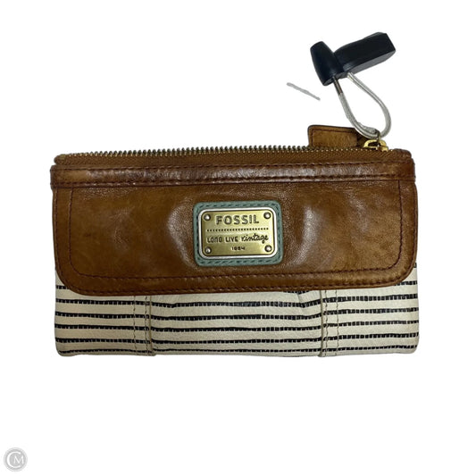 Wallet By Fossil, Size: Medium