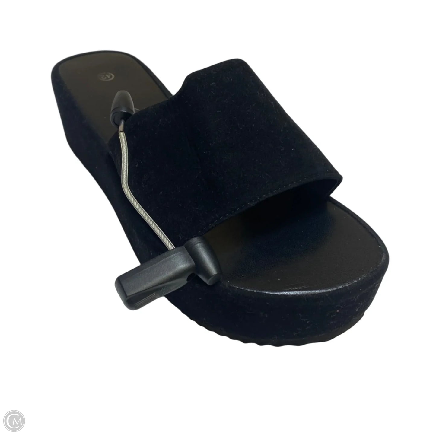 Sandals Heels Platform By Cmf In Black, Size: 11.5