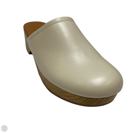 Shoes Heels Block By Universal Thread In Cream, Size: 8