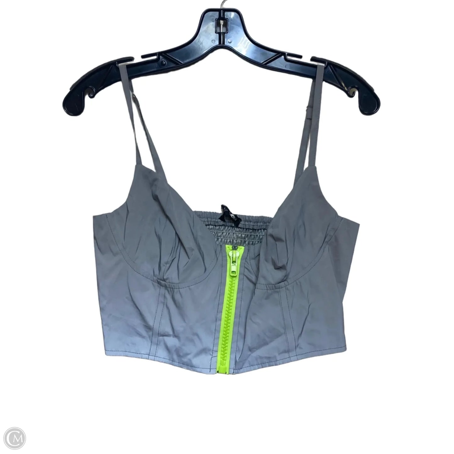 Top Sleeveless By Fashion Nova In Grey, Size: L