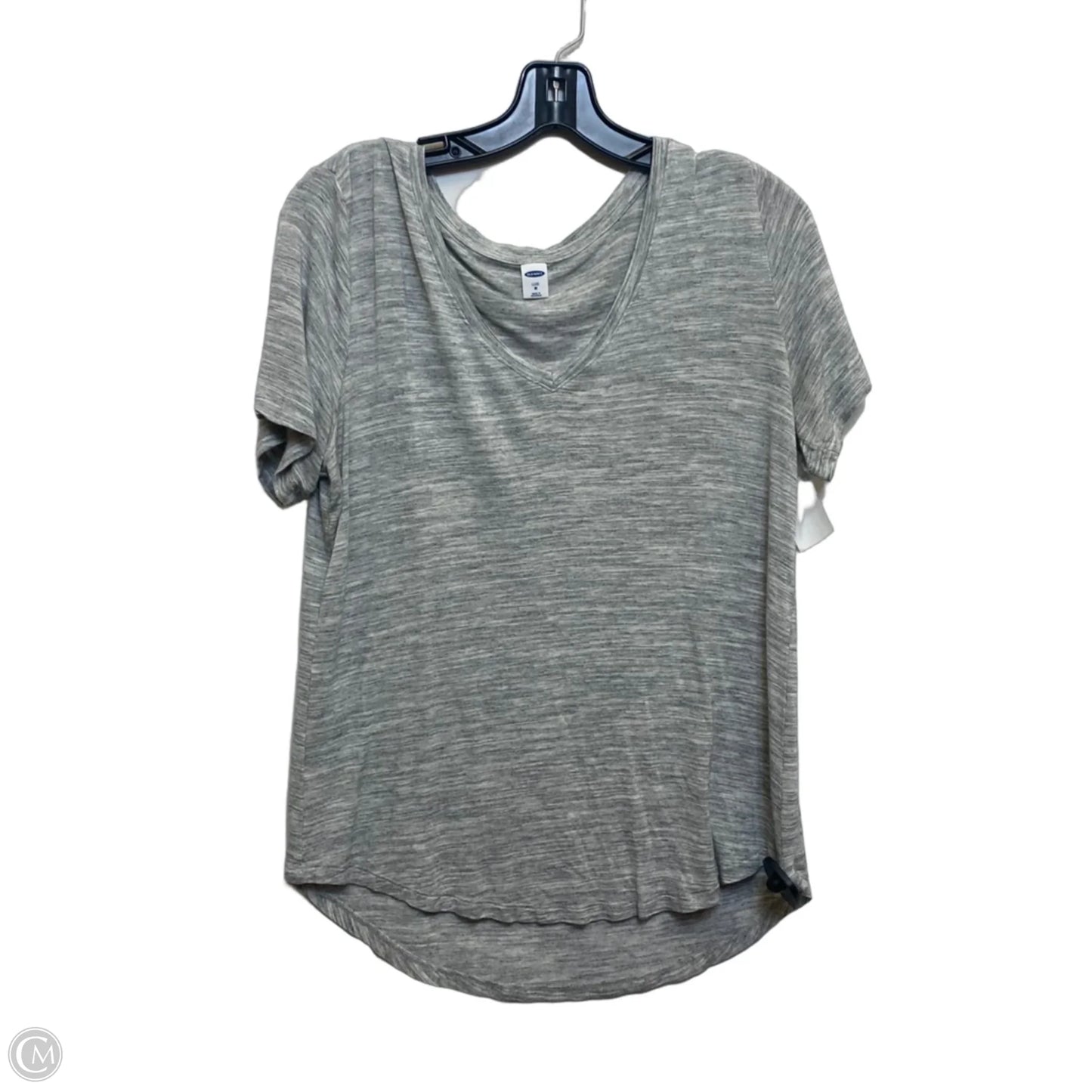 Top Short Sleeve Basic By Old Navy In Grey, Size: M