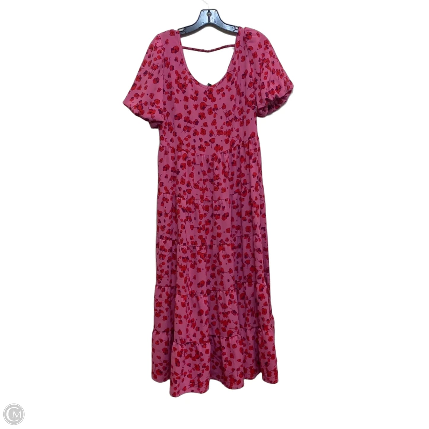 Dress Casual Maxi By Fashion In Pink & Red, Size: M